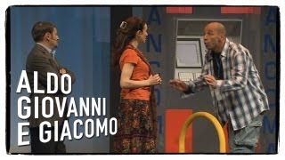 Anplagghed  Bancomat 1 di 4  Aldo Giovanni e Giacomo [upl. by Rybma327]