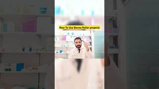 Derma Roller How to use Properly dermaroller pharmacist skincare haircare [upl. by Philander]