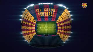 BARÇA  REAL MADRID  We color football The mosaic [upl. by Issy]