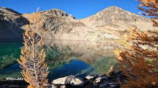 Black Peak Wing Lake and Lewis Lake day hike North Cascades [upl. by Milano]