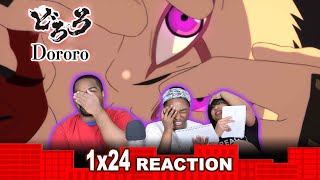 Dororo 1x24 Finale Dororo and Hyakkimaru  GROUP REACTION [upl. by Enylcaj]