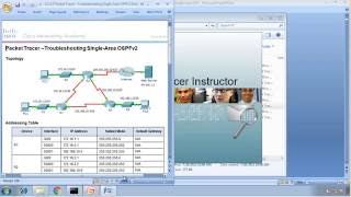 Packet Tracer 5223  Troubleshooting SingleArea OSPFv2 CCNA3  Chapter 5 [upl. by Fausta]