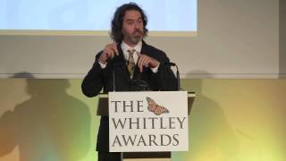 Arnaud Desbiezs speech at the Whitley Awards 2015 [upl. by Suoivart]