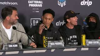 Regis Prograis EXPOSES Jack Catteralls 🐍 Manager Sam Jones As A SNAKE HISS HISS Hatton Flint 2 [upl. by Disini]