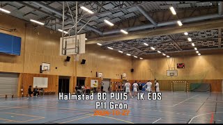 Halmstad BC PU15  IK Eos P11 Grön [upl. by Skippy]