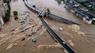 Tragedy in France River suddenly overflows historic flooding in Coulommiers [upl. by Malvina97]