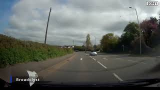 Drivecam Exeter to Taunton the Backroad way [upl. by Namar614]