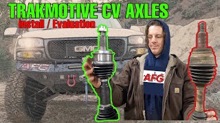 Trakmotive Extended Travel CV Axles Does it make a difference [upl. by Nnylsaj597]