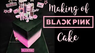 BLACKPINK Cake Tutorial  KPop Trending  블랙 핑크  Cake Decorating Tutorial [upl. by Brenan]