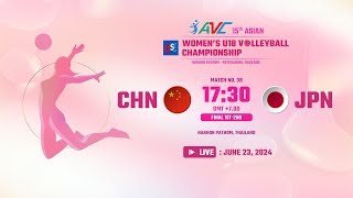 CHN  JPNFinal15th Asian Women’s U18 [upl. by Langer778]