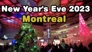 New Years Eve 2023 at Montreal Canada [upl. by Pevzner]