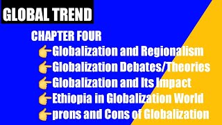 Global Trendchapter4part1Globalisation And Regionalism [upl. by Enyal]