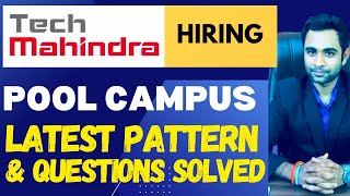 🔴TechMahindra Pool Campus Hiring  TechMahindra Latest Pattern 2024 [upl. by Nhguaval]