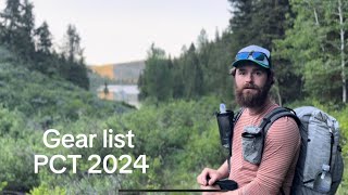 Gear List for PCT 2024 Southbound SOBO [upl. by Atirhs]