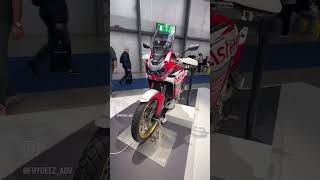 Africa Twin 1100 Astemo edition on EICMA 2024 eicma2024 honda honda [upl. by Ralip]