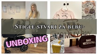 STIGLA SU KOLICA ZA BEBU ❤️ Unboxing  Što smo sve odabrali za bebu 🧸🎀 [upl. by Anilak]