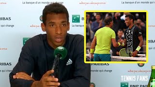 Felix AugerAliassime quotI try to win but Nadalquot  Roland Garros 2022 HD [upl. by Spears413]