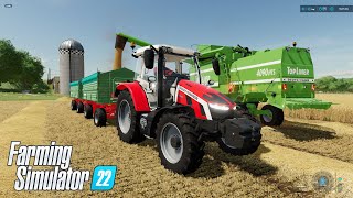 FS22 ★ DeutzFahr Topliner 4090 HTS Harvesting Wheat  Farming Simulator 22 2K 60Hz TIMELAPSE [upl. by Esenwahs475]