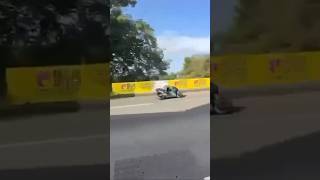 Peter Hickman crash IOM TT 2024 shorts iomtt [upl. by Yahska255]