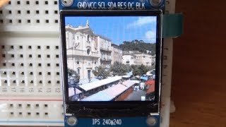 Slideshow via serial interface on Arduino and ST7789 IPS display [upl. by Holihs491]