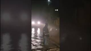 Torrential rain and flooding in Gaza due to Storm Daniel [upl. by Eivol]