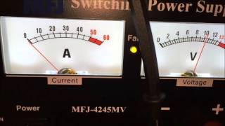 MFJ4245mv power supply review and test [upl. by Annaili]