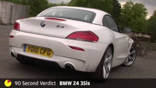 BMW Z4 35is  90sec review by autocarcouk [upl. by Ahseek]