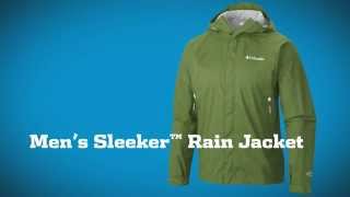 Men’s Sleeker™ Rain Jacket  Columbia Sportswear [upl. by Anelav]