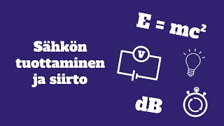 Sähkön tuottaminen ja siirto [upl. by Neret]