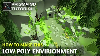 Stylised 3D Environment in Prisma3d amp Nomad sculpt [upl. by Monica]