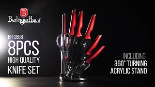 BH2686  8pcs knife set including acrylic stand [upl. by Rj270]