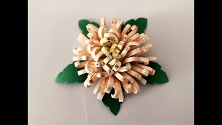 Un model frumos de crizanteme quilling [upl. by Krystle]