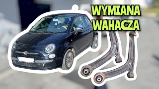 Jak wymienić wahacz FIAT 500 wymiana wahacza demontaż przód przedni [upl. by Aicelef]