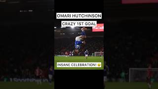 Omari Hutchinson Crazy 1st Goal amp Insane Celebration 😵⚽️ Football ITFC Chelsea [upl. by Aryk]