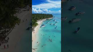 🇩🇴 Isla Saona Dominican Rep 🌴beach travel paradise turismo saona dominicanrepublic [upl. by Sirroned]