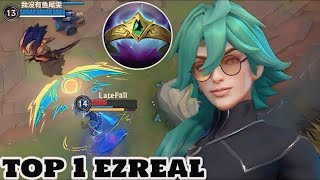 Wild rift Ezreal top 2 Ezreal gameplay rank challnger [upl. by Zetniuq]