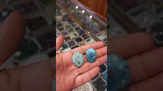 Natural Turquoise  feroza stone  feroza turquoise gemstones [upl. by Nahc]