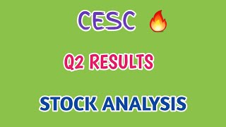 CESC Q2 RESULTS🔮CESC STOCK ANALYSIS⚡CESC SHARE🔴Q2 RESULTS  STOCK MARKET PLANNER [upl. by Dabbs439]