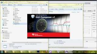 Creating GUI using Code Composer Studio and MATLAB [upl. by Rennane]