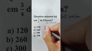 Quantos minutos há em 34 de 8 horas❓ [upl. by Emorej514]