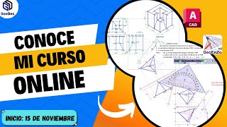 GEOMETRIA DESCRIPTIVA  CLASE GRATUITA  TRANSMISION 1 [upl. by Rese102]