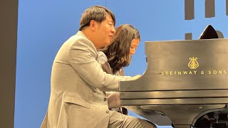 Piano duet of Lang Lang and Boston Mayor Michelle Wu [upl. by Munt]