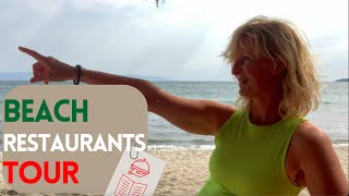 BEACH RESTAURANT TOUR BUCERIAS MEXICO  ALL RESTAURANTS AND MENUS [upl. by Necyla]