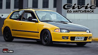 1995 Honda Civic EG Hatchback P08 x D16  OtoCulture [upl. by Ardnasac]