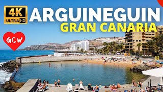 ARGUINEGUIN Gran Canaria March 2024 🔴Marañuelas Beach to Bull Dorado Beach Hotel [upl. by Pesvoh]