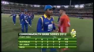 Commonwealth Bank Series Match 8 India vs Sri Lanka  Highlights [upl. by Bywoods]