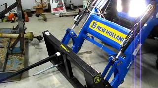 New Holland Boomer 40  Quick release system explained [upl. by Florinda]