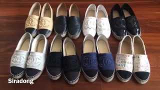 รีวิวรองเท้า Chanel espadrilles Thai with Eng annotations [upl. by Agee]