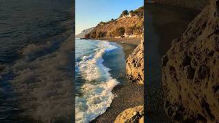 Plati Gialos Beach before the sunset  Kalymnos Greece  greekislands travel aegean [upl. by Aerbas]