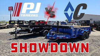 Dump Trailer Showdown PJ VS Diamond C Dump Trailer Comparison [upl. by Ennoved]